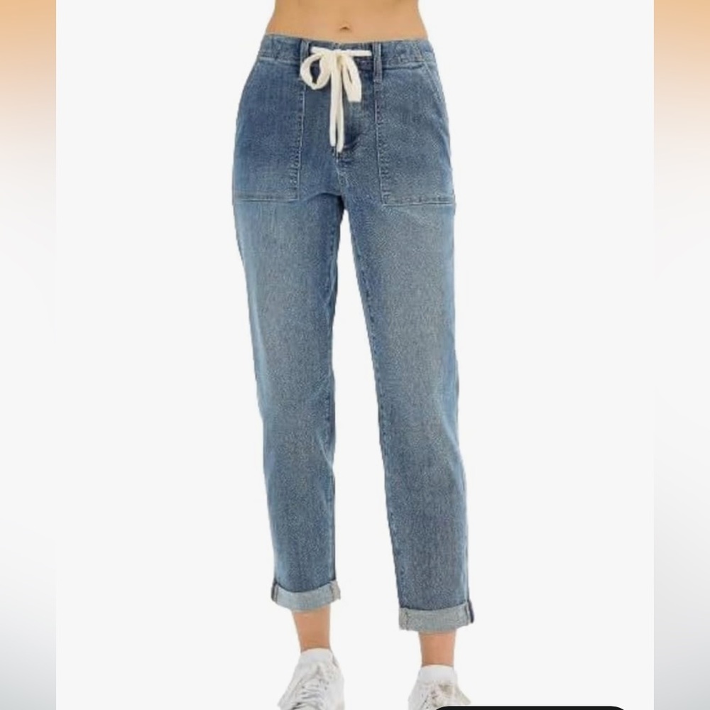 Judy Blue high rise pull on jogger jeans, size 31” (size 13)